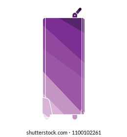 Icon of studio photo light bag. Flat color design. Vector illustration.