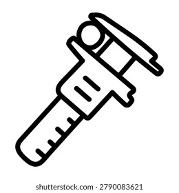 An icon style of vernier caliper 