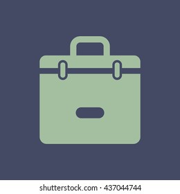 Icon of Suitcase. Eps-10.