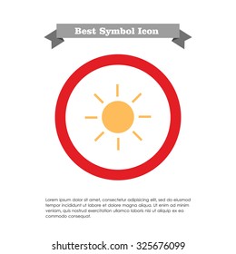 Icon of sum with beams