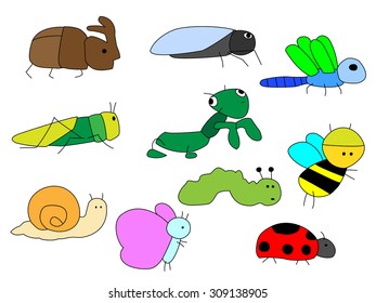 Icon of the summer insect