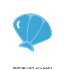 icon summer seashell vector illustration