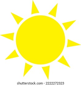 Icon Sun illustration vector logo