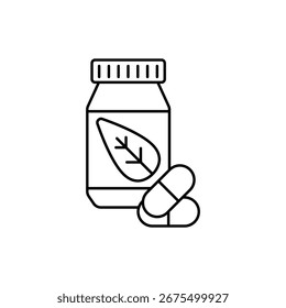 Icon a supplement, isolated against a clean background.