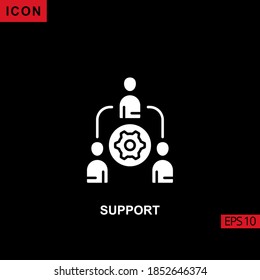 Compatibilidad con iconos. Colección de símbolos de iconos glifos, planos o cargados vectores para el diseño de conceptos móviles y aplicaciones web.