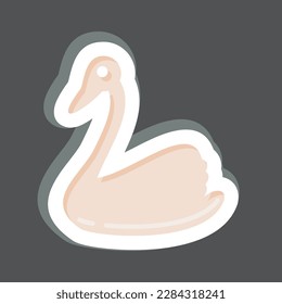 Icon Swan. related to Domestic Animals symbol. simple design editable. simple illustration