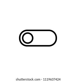 The icon of switch. Simple outline icon illustration, vector of switch for a website or mobile application