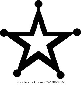 icon and symbo star vector