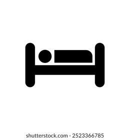 Icon symbol of accommodation, rest area, homestay 
