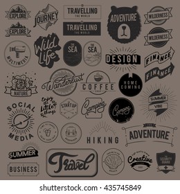 Icon Symbol Badge Logo Collection Concept