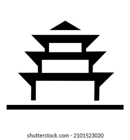 icon or symbol design with "kong miao" shape