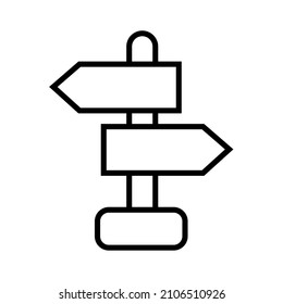 icon or symbol design for travel directions