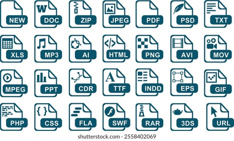 Icon, symbol, eps, vector file type