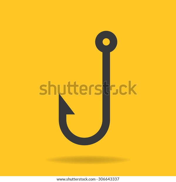 Icon Symbol of a Fishing\
Hook.