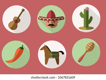 Icon symbol of the holiday Cinco de Mayo