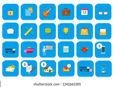 icon, symbol, logo set02