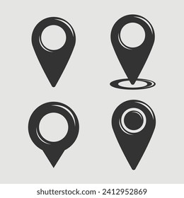icon or symbol. map marker, location pin