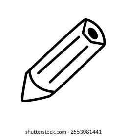 Icon Symbol Pencil Style Line Art Design, Icon Vector Pencil Line Art Outline