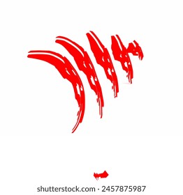 icon symbol, red vector, cartoon illustration