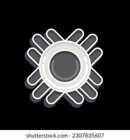 Icon Symbol. related to American Indigenous symbol. glossy style. simple design editable