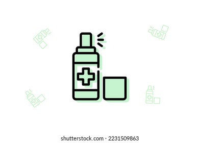 Icon symbol sign from modern medicine collection for mobile concept and web apps design. Drugs, hospital, and healthcare related vector line icons. can be used for various purposes printable projects.