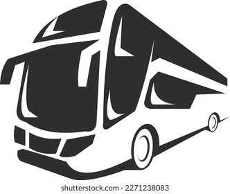 icon or symbol of a tour bus