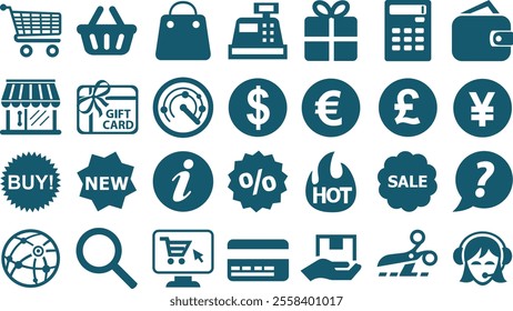 Icon, symbol, vector, eps, electronic commerce
