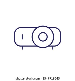 Icon Symbol Vector Outline Projector Film