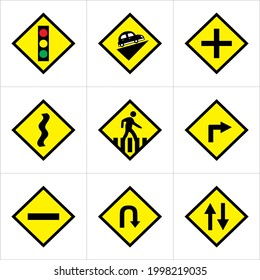 icon symbol vector traffic sign