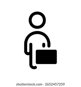 Icon symbolizing career, work, formal attire, or corporate environment