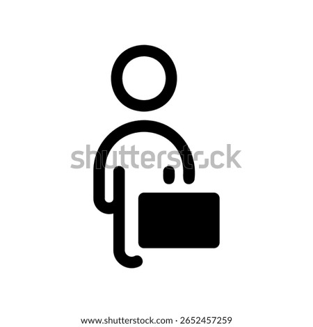 Icon symbolizing career, work, formal attire, or corporate environment