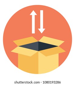 
Icon symbolizing the concept of reserve storage and delivery items 
