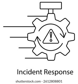 Icon symbolizing the immediate response to cyber incidents.