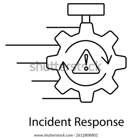 Icon symbolizing the immediate response to cyber incidents.