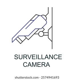 An icon symbolizing monitoring and surveillance for security and safety purposes.