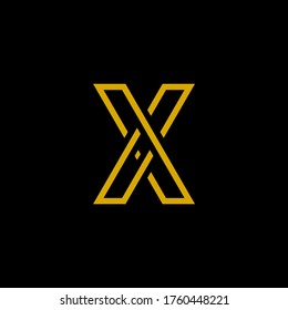 Symbol, Buchstabe X Logo-Design