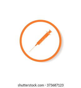 Icon of a syringe.