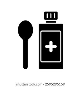 Icon a syrup, isolated against a clean background.