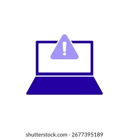Ícone a System Failure (Falha do sistema), isolado contra um plano de fundo limpo.