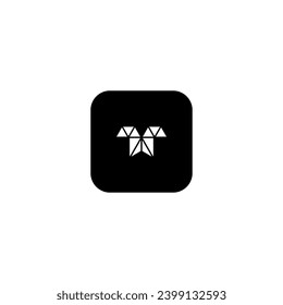 icon t modern, simple, abstract