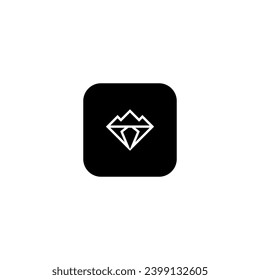 icon t modern, simple, abstract