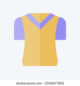 Icon T Shirts. related to Camping symbol. flat style. simple design editable. simple illustration