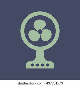 Icon of Table Fan. Eps-10.