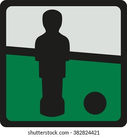 Icon of table football figure