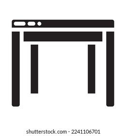 icon Table Home and furniture Illustration