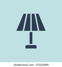 Icon of Table Lamp. EPS-10.