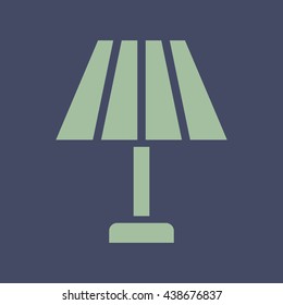 Icon of Table Lamp. Eps-10.