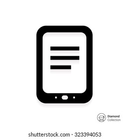 Icon of tablet computer
