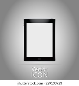 Icon tablet. Flat style. Made in vector