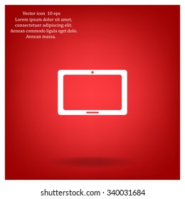 Icon of Tablet PC, tablet computer



